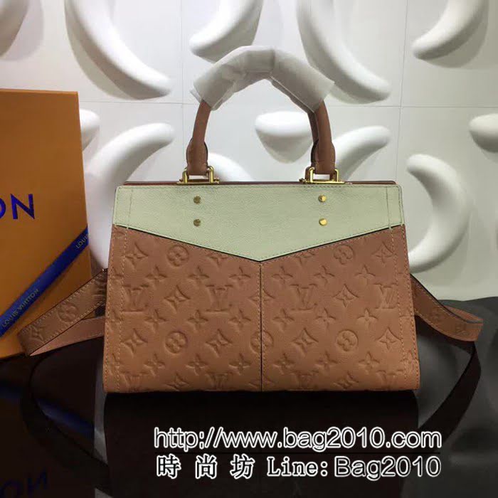路易威登LV頂級原單M54196杏配白色 Zipped手提肩背包 YDH2095